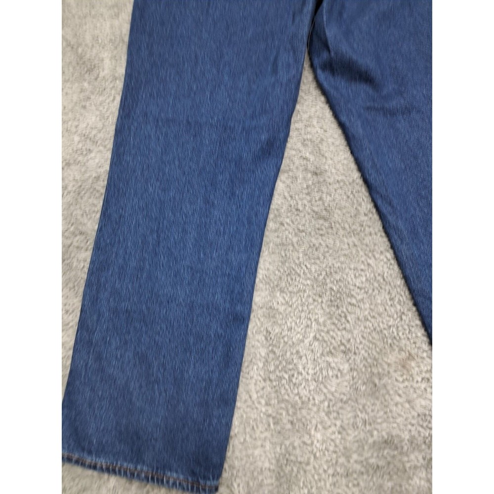 !IT Marty Jeans Womens Sz 8 High Rise Straight Leg Ankle Denim Blue Stretch - Picture 11 of 15
